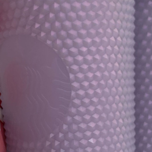 Starbucks Studded Iridescent Icy White Snow Venti Tumbler. Holiday 2021. NWT - Picture 5 of 7